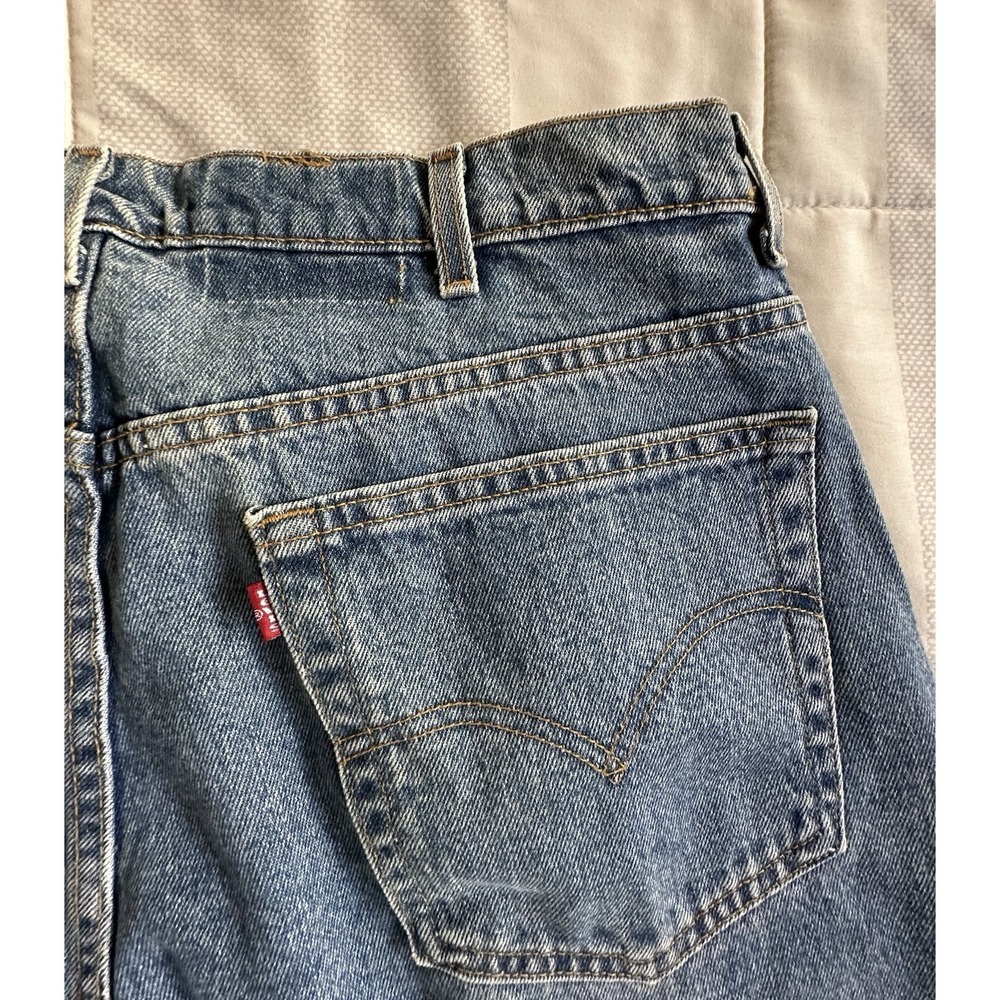 VTG 1997 Levi's 505 Regular Fit Jeans Mens 42x32 (40x30.5) Medium Wash Denim 90s - Picture 13 of 14